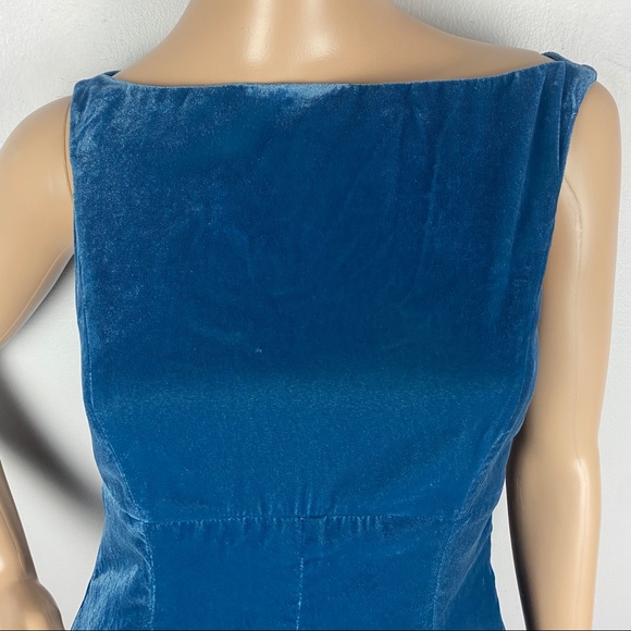 NEW GAL MEETS GLAM VELVET SWING MINI DRESS - Picture 4 of 9